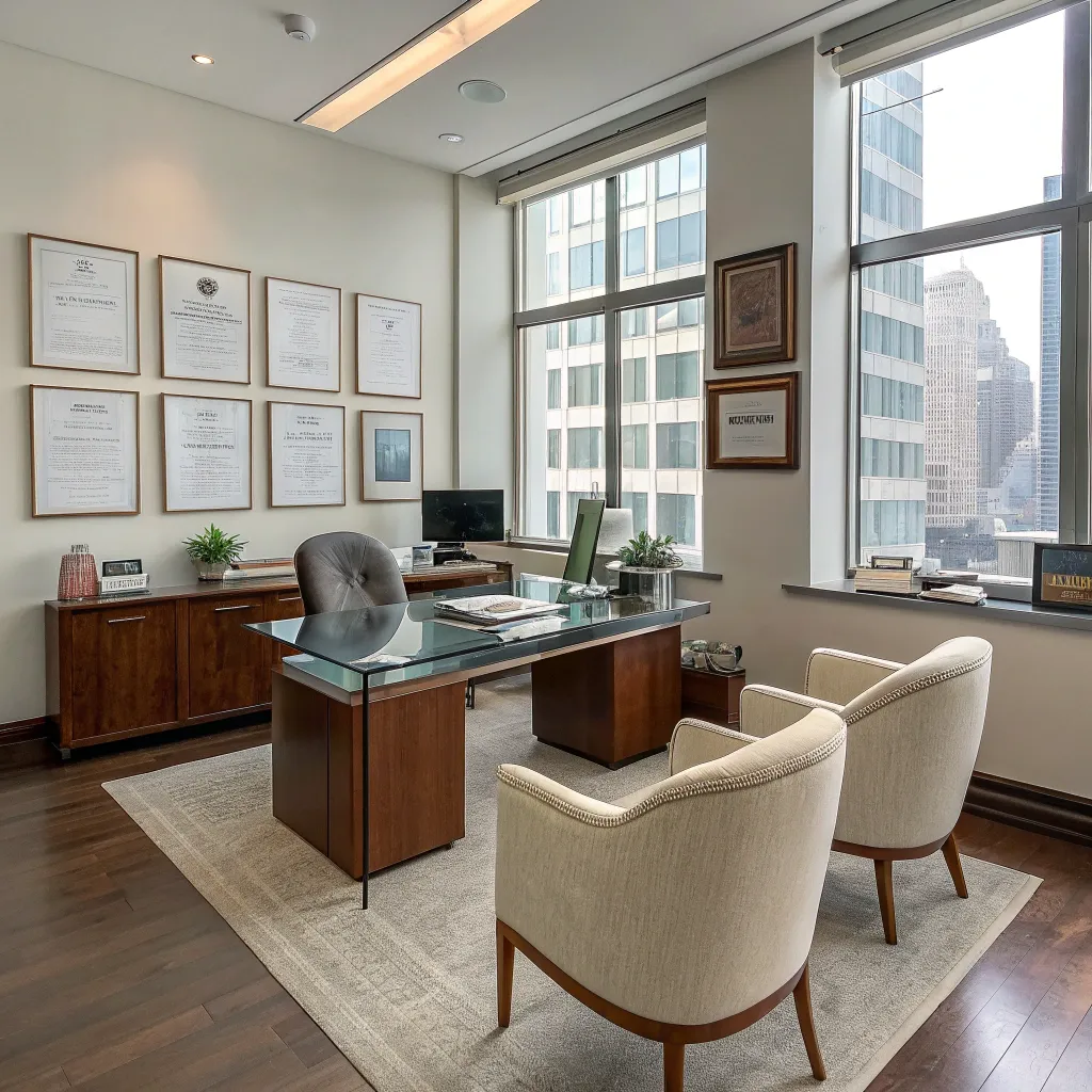 Elegant office environment